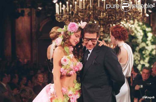 Laetitia Casta et Yves Saint Laurent complices