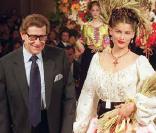 Laetitia Casta et Yves Saint Laurent complices