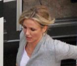 Cameron Diaz sur le tournage de Bad Teacher à Los Angeles le 9 mars 2010