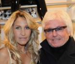 Marc Cerrone, sa femme et Sandrine Touboul (Sam-Rone) à la fête Sam-Rone pour la fashion week, à Paris, le 6 mars 2010 !
