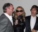 Tom Munro, Madonna et Steven Klein (costume noir) au vernissage l'exposition Tom Munro à Los Angeles, le 6 mars 2010 !