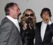 Tom Munro, Madonna et Steven Klein (costume noir) au vernissage l'exposition Tom Munro à Los Angeles, le 6 mars 2010 !