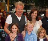 Le grand chef Gordon Ramsay en famille, à Londres le 7 juillet 2009 ! 