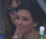 Eva Longoria entourée de son mari Tony Parker, et des ses amis, dont Kim Kardashian, Robin Antin, et Jaime Camil, à Miami, le 15 mars 2010
