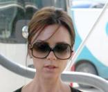Victoria Beckham, en Finlande pour soutenir son mari David Beckham. 