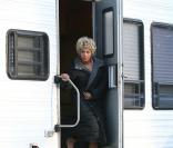 Beyonce en plein tournage 