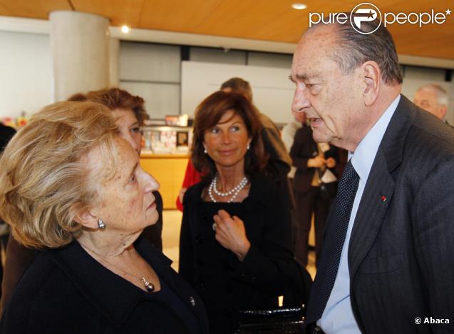 Jacques et Bernadette Chirac lors de l'inauguration de l'exposition 