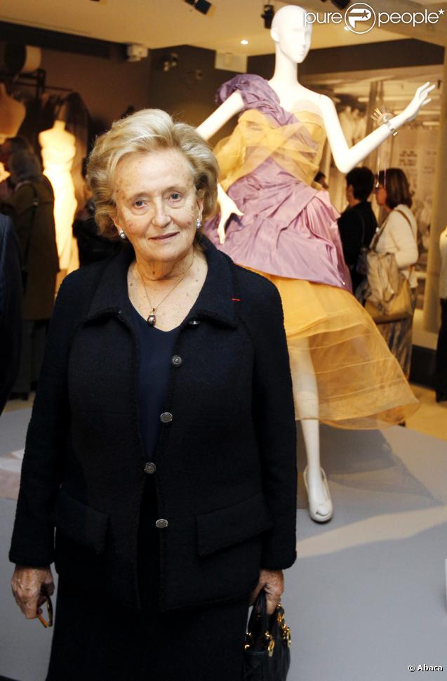 Bernadette Chirac lors de l'inauguration de l'exposition 