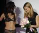 Bar Refaeli et les mannequins lingerie lors du show Passionata, à l'Espace Cambon, à Paris, le 23 mars 2010.