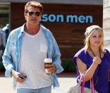 David Hasselhoff et sa fille Hayley font du shopping à Malibu