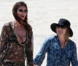 Cindy Crawford lors d'une escapade au Mexique entre copines.