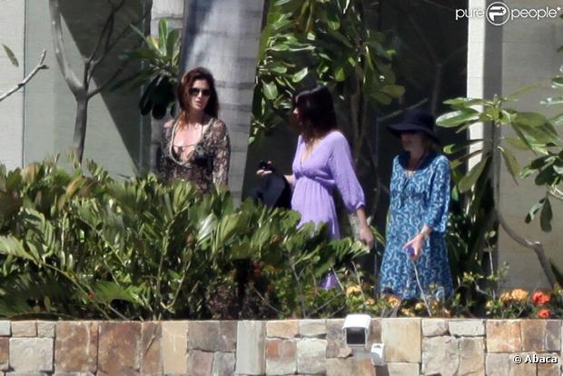 Cindy Crawford lors d'une escapade au Mexique entre copines.