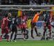 Des images du quart de finale aller de la Ligue des Champions opposant L'Olympique Lyonnais aux Girondins de Bordeaux, qui a vu la victoire des Lyonnais sur le score de 3 buts à 1, à Lyon, le 30 mars 2010.