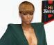 Rihanna et les épaulettes king-size, une véritable histoire d'amour. Ici dans une combi bleu canard signé Alexandre Vauthier, son styliste fétiche !  