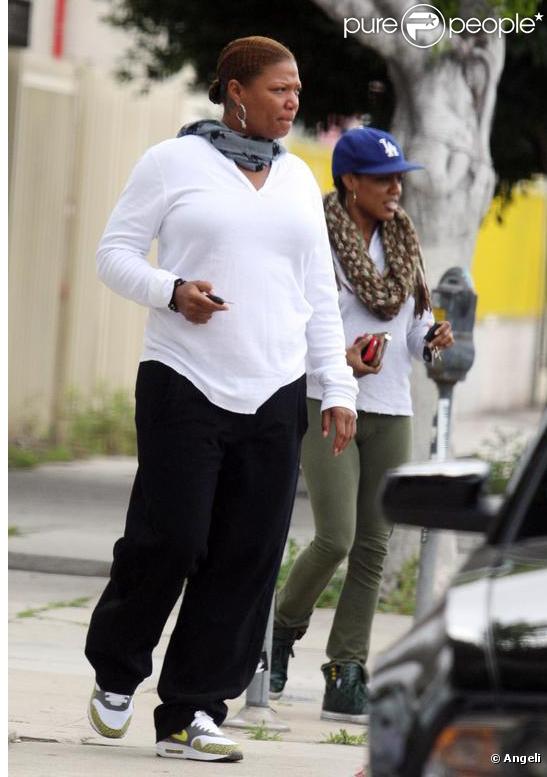 Queen Latifah et sa coach personnelle à West Hollywood le 30 mars 2010