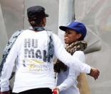 Queen Latifah et sa coach personnelle à West Hollywood le 30 mars 2010