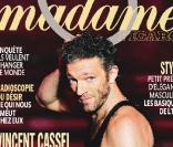 Vincent Cassel en couverture de Madame Figaro