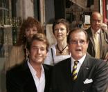Roger Moore et son fils, Geoffrey