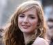 Louise Bourgoin, à l'occasion de l'avant-première des  Aventures extraordinaires d'Adèle Blanc-Sec , à l'UGC Normandie, sur les Champs-Elysées, à Paris, le 12 avril 2010.