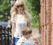 Enceinte de son troisième enfant, Claudia Schiffer est déjà la maman comblée de Casper, 7 ans, et Clementine, 5 ans. Lequel suivra les traces de sa mère, ex-top model ? 