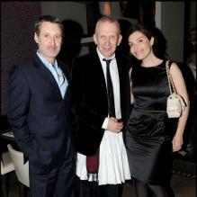 Antoine de Caunes, Jean-Paul Gaultier et Daphné Roulier en Grèce<br />