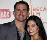 Channing Tatum et Jenna Dewan, à l'occasion de l'avant-première du documentaire  Earth made of glass , centré sur la guerre au Rwanda, et présenté au Festival de TriBeCa de New York, le 26 avril 2010.