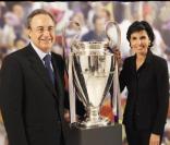 Rachida Dati et son ami Florentino Perez, président du Real Madrid. Avril 2010 