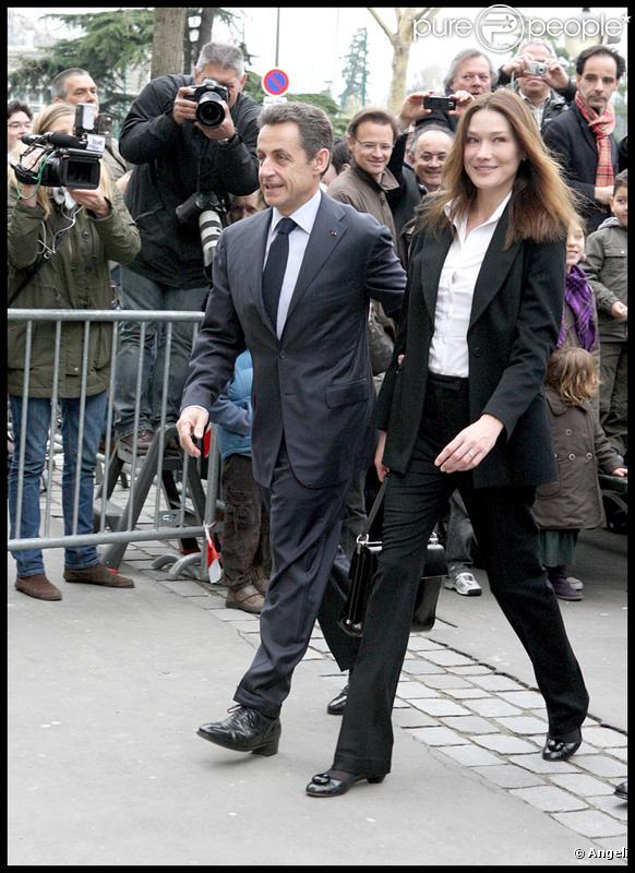 Carla Bruni et Nicolas Sarkozy 