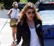 Ellen Pompeo sort de chez elle à Hollywood