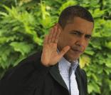 Barack Obama sur le départ, dimanche 2 mai, en route vers la Louisiane. 