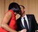 Michelle Obama et son époux en plein élan d'amour lors du gala de la presse le 1er mai à Washington.