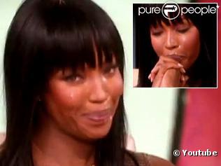 Naomi Campbell lors de l'émission The Oprah Winfrey Show