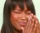 Naomi Campbell lors de l'émission The Oprah Winfrey Show