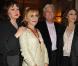 Catherine Jacob, Marie-Anne Chazel, Jean-Loup Dabadie et Marisa Berenson, lors de la remise du 10e Prix Ciné Roman Carte Noire, dans l'enceinte du Plaza Athénée, à Paris, le 3 mai 2010.