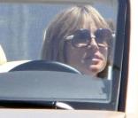 Heidi Klum au volant de sa Bentley à Los Angeles avec son époux, Seal.