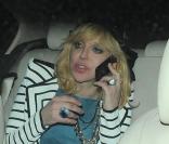 Courtney Love à Londres, le 5 mai 2010