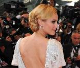 Diane Kruger, lors de la présentation d'Inglourious Basterds à Cannes en 2009 
