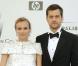 Diane Kruger et Joshua Jackson lors du gala de l'amfAR
