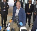 Le roi d'Espagne Juan Carlos à sa sortie d'hôpital à Barcelone, le 11 mai 2010 !
