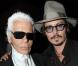 Karl Lagerfeld et Johnny Depp à la soirée Chanel organisée au VIP Room à Cannes le 18 mai 2010
