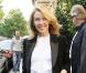 Kylie Minogue quitte les locaux de la radio NRJ, à Paris, le 18 mai 2010 !