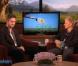 Robert Pattinson sur le plateau d'Ellen Degeneres.