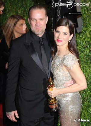 Sandra Bullock et Jesse James, cérémonie des Oscars, à Los Angeles, le 3 mars 2010 !