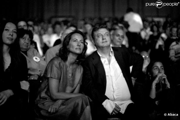 Dominique Besnehard et Ségolène Royal en septembre 2008 