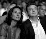 Dominique Besnehard et Ségolène Royal en septembre 2008<br />