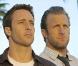 Alex O'Loughlin et Scott Caan dans le remake d' Hawaï Police d'Etat .