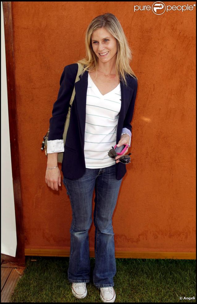 Sarah Lelouch à Roland-Garros, le 3 juin 2010