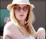 Ludivine Sagnier à Roland-Garros, le 3 juin 2010