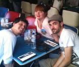 Luce, Ramon et François de Nouvelle Star au Café Sex and the city à Paris, le 4 juin 2010 !