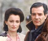Pierre Arditi et Evelyne Bouix sur le tournage d\'<i>Un métier de seigneur</i>, au moment de leur rencontre, avril 1986 !